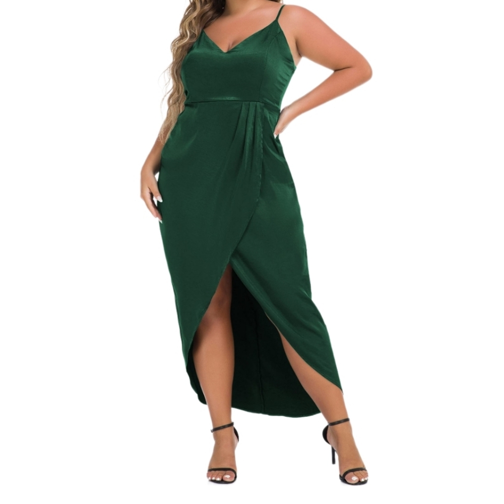 Elegant Green Maxi Dress